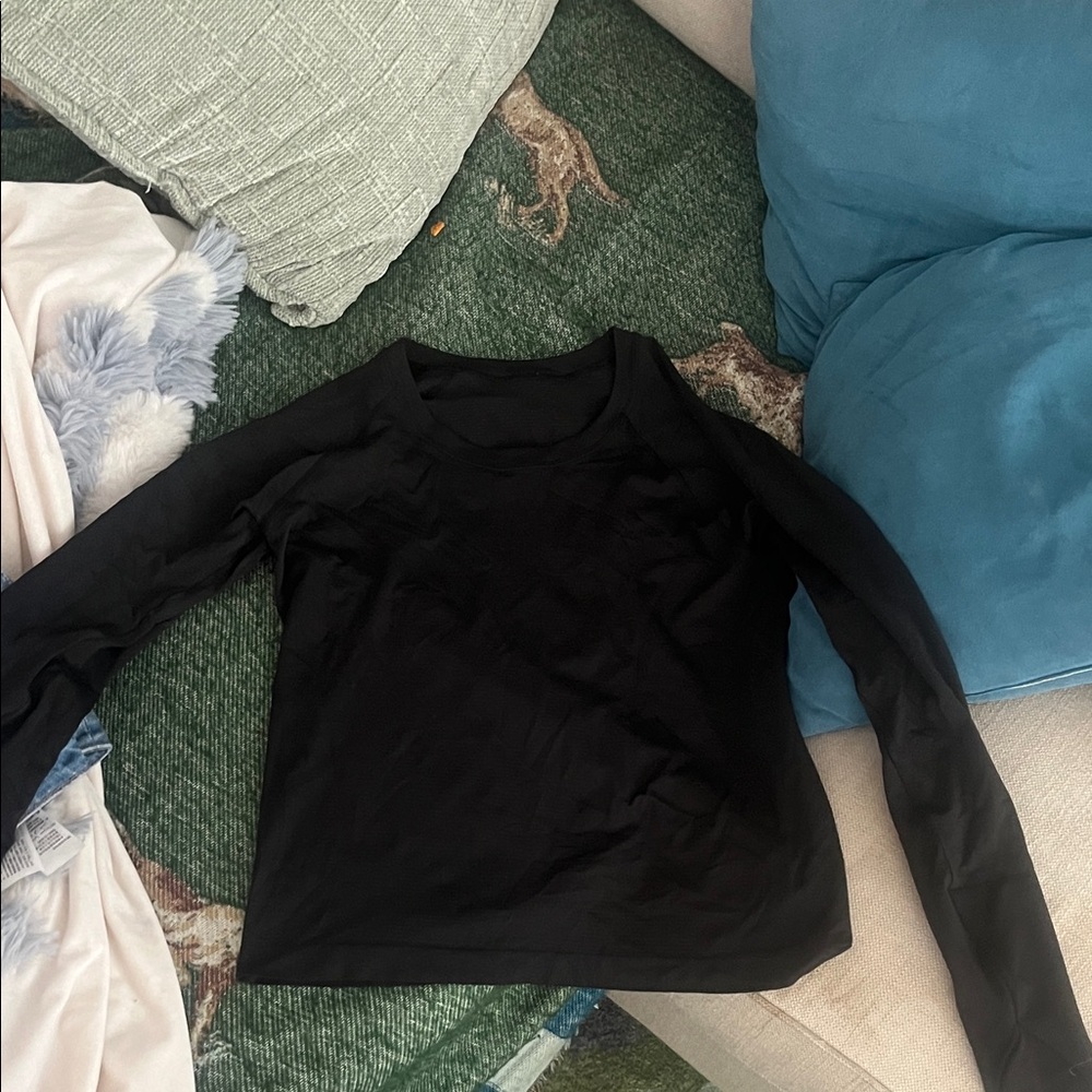 lululemon athletica Black Long Sleeve Performance Top